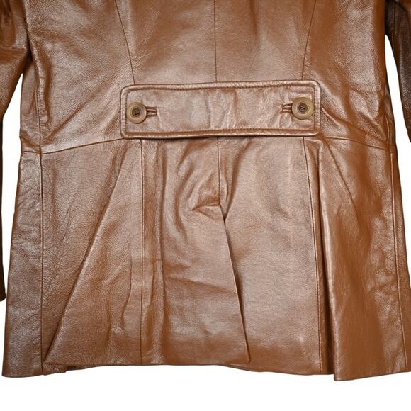 Terry Lewis Classic Luxuries Womens Genuine Leather Blazer with Matching Sweater - Picture 6 of 12